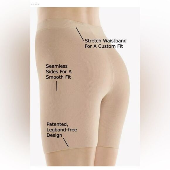 NWT ASSETS by SPANX Nude Mid-Thigh Hi Waist Shaper Plus Size 5 Slimming Sculpt - Picture 3 of 7
